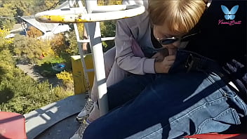 Preview 4 of 10 Saal Ki Ladki Sexy Film X - Public blowjob on the ferris wheel from shameless whore