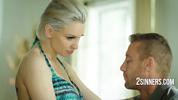Preview 1 of Child Box Sex - Busty Pale Babe Fucks Her Lover With Some Rare Passion