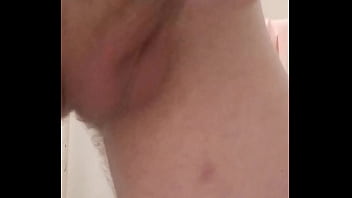 Preview 4 of Church Sisters Sex - Masturbating my rose with a jet of hot water from the shower