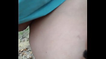 Preview 4 of Son Fuck Egyptian Mom - Wife pissing in the woods