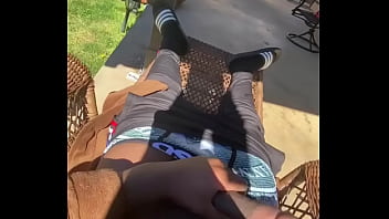 Preview 3 of Firced My Mom - Backyard jack off