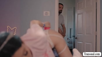 Preview 2 of Chem Pnp Raw Gaysex - TS Korra Del Rio toyed and analed by neighbor