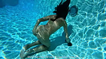 Preview 3 of Horse Six Xxx Girl - Camsoda - Amateur Teen Masturbates Underwater With Favorite Dildo
