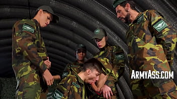 Preview 2 of Se Coje Sola Monica - When You&#039_re Late In Military Camp,  You Turn Into A Bottom