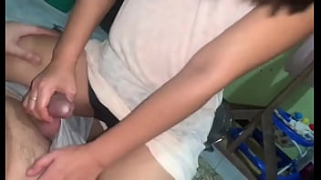 Preview 1 of Blonde Mom Fucks Daughters Bf - Filipina cowgirl cum in my pussy