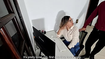 Preview 1 of Stars Pornhub - Harassment on the first day of work.