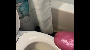 Preview 3 of To Yang Baby - Hubby Solo Slow Motion Cumshot in Dirty Bathroom
