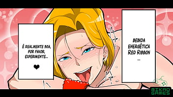 Preview 4 of Old Moms - Parody DBZ Androide 18 e Kuririn na baraca de limonada