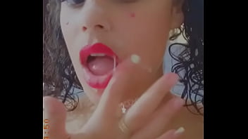 Preview 3 of Xxx Red Veb - I play with the cum on my face