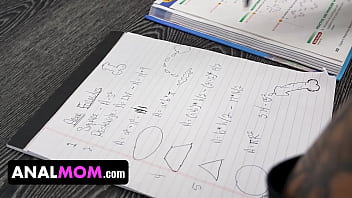 Preview 2 of Mom Crzy - AnalMom - Curvy Ginger Slut Ariel Darling Allows Horny Student To Drill Her Big Bubble Butt