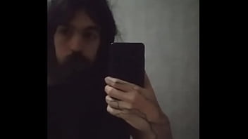 Preview 4 of Porn Bpirn Us - femboy gay with long moustache masturbating with big cock