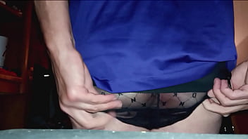 Preview 2 of Cute Girl Full Xxx Videos - sheer garter &amp_ sheer panty!  panties pulled down butt plug &amp_ spread ~ sooo tight!  cunt pump me?