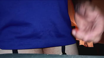 Preview 1 of Cute Girl Full Xxx Videos - sheer garter &amp_ sheer panty!  panties pulled down butt plug &amp_ spread ~ sooo tight!  cunt pump me?