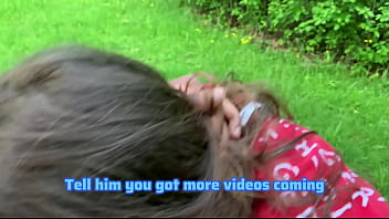 Preview 3 of Daughter Brutal Pounding - Lesbian best friend sucks dick on the park bench