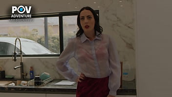 Preview 2 of In Ataxi - POV Adventure | Sexy Brunette Agent Victoria Sunshine Will Do Anything To Close The Deal