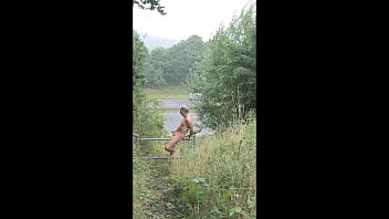 Preview 2 of Wearing Creampie - Public Exhib By Motorway