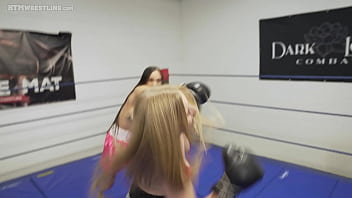 Preview 2 of Malay Jj - High Stakes Pornstar Women Boxing Match - Loser Gets Dildo Fucked