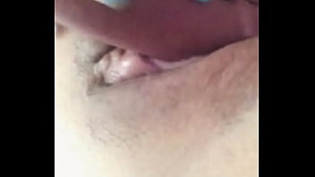 Preview 3 of Full Xxx Vudoe - masturbating my pink pussy with the dildo I got all luscious
