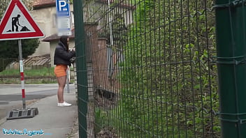 Preview 1 of Sexy New Proun Video - Public Agent Spanish Babe in Tight Dress Fucked Outside
