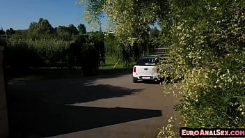 Preview 1 of Petra By Lola - Assgaping babe anally drilled outdoor by big cock lover