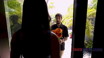 Preview 1 of Xxxx Video Hd Video Punjab - Gold Digging Teen Spreads For Wealthy Hunk- Lina Flex