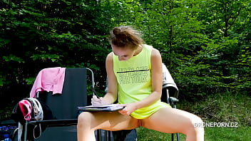 Preview 2 of V Az - Young student Nela - Pussy upskirt porn