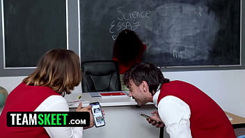 Preview 1 of A Xnnx - Teacher&#039_s Pet Pixie Smalls Gets Fucked by the Class Bullies