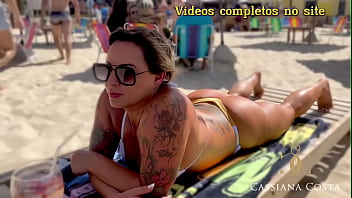 Preview 1 of Bass Xnx Fuk - Cassiana em alto-mar - N&atilde_o aguentei,  e dei na frente do capit&atilde_o do barco