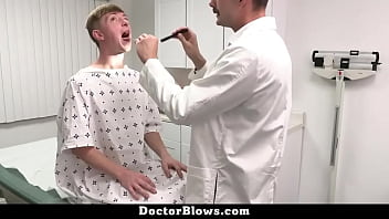 Preview 1 of Coughcam Seduce - Straight Patient Visits His Favorite Doctor for Special Routine Checkup - Doctorblows