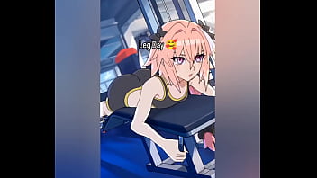 Preview 1 of Tha Bi - Astolfo at the gym