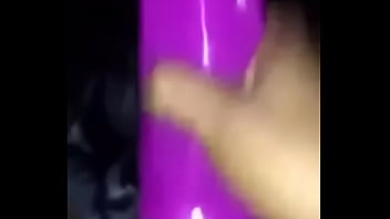 Preview 3 of Small Hot Sex Spits Accidental - My wife with big horsedildo for first time