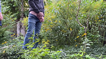 Preview 1 of Fucked With Bulgar - Handjob in the park ended with masturbation