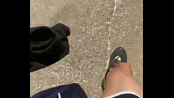 Preview 2 of Sanny Lawn Sex - Went for a walk today _)