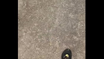 Preview 3 of Sanny Lawn Sex - Went for a walk today _)