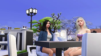 Preview 1 of Not Hd Hot - Asian Trans Escort gets Fucked by Teen with Huge Cock [Futa] Sims 4 | MU S01E09
