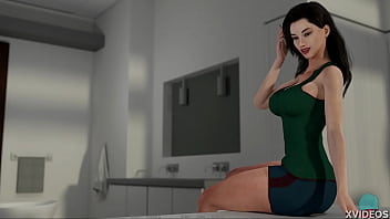 Preview 3 of Reyal Dog And Girls Xnxx - AWAY FROME HOME #07 &bull_ Boobs on cock ... what a good morning!