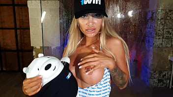 Preview 1 of Cuminmenowbby Chaturbate - Kinky Monika Fox Doing Hard Double Penetration And Double Suck With Giant Dildos,  Deepthroat,  Fisting,  Prolapse And Squirting