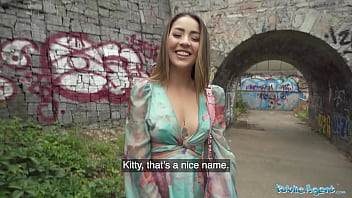 Preview 1 of Sex Amoi Cun - Public Agent Kitty is so pretty and is also a fucking good cock sucker