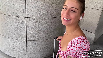 Preview 1 of Teen Girele - GOTFILLED Squirting cum in Silvia Soprano&#039_s ass