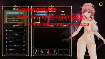 Preview 4 of Naghtuy America - Pink haired girl having sex with soldiers in Succubus guild new hentai game video