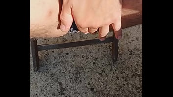 Preview 3 of Mom And Son Xxx Downlod - Bain de soleil sur ma terrasse en string