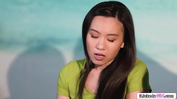 Preview 1 of Xnxx13net - Redhead lesbian licks asian teen friend