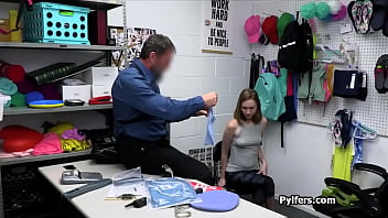 Preview 2 of Anorexic Hairy Anal - Big dick anal for stealing clothes from the store