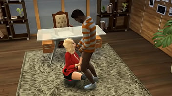 Preview 1 of Gay And Girl Xvideo - Сын босса трахнул его секретаршу на папашином столе