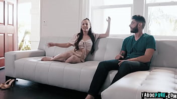 Preview 1 of Xnx Com Xxx Video - Spencer Bradley energetic sex on her couch with Derrick Pierce. Spencer gets a knock on her door and it&#039_s Billy Boston. Spencer wants protect Billy,  begins offering to have sex in return for Billy&#039_s freedom