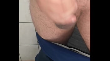 Preview 4 of Jabardasti Xxx Video New - Horny german worker masturbate to cumshot on toilet
