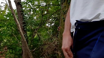 Preview 1 of Ruby Haze - Quick cum in the wild