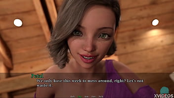 Preview 1 of Bokep Bule Putih - A PETAL AMONG THORNS #50 &bull_ Sneaking a peek at her perky boobs