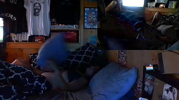 Preview 3 of Sexx Sama Guru - White girl gets fucked good (Squirting everywhere) double cameras and 2 veiws
