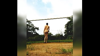 Preview 4 of Lux Lisbon - Pelado no campinho de futebol